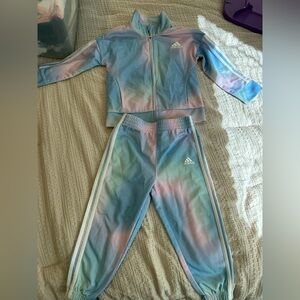 Adidas Tie Dye Elastic Track Suit